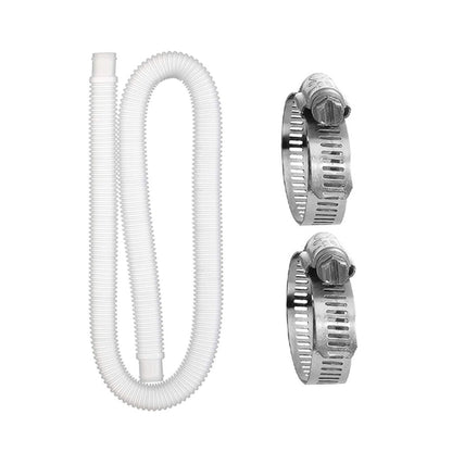 Pour pompe de filtration de piscine Intex de remplacement, 1 tuyau 2 colliers, 2 tuyaux 4 colliers, 1 tuyau 2 colliers bleu, 2 tuyaux 4 colliers bleus