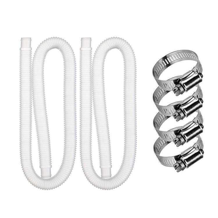 Pour pompe de filtration de piscine Intex de remplacement, 1 tuyau 2 colliers, 2 tuyaux 4 colliers, 1 tuyau 2 colliers bleu, 2 tuyaux 4 colliers bleus