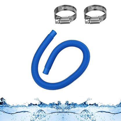 Pour pompe de filtration de piscine Intex de remplacement, 1 tuyau 2 colliers, 2 tuyaux 4 colliers, 1 tuyau 2 colliers bleu, 2 tuyaux 4 colliers bleus