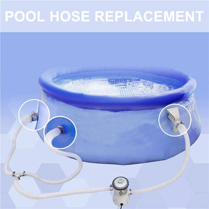 Pour pompe de filtration de piscine Intex de remplacement, 1 tuyau 2 colliers, 2 tuyaux 4 colliers, 1 tuyau 2 colliers bleu, 2 tuyaux 4 colliers bleus