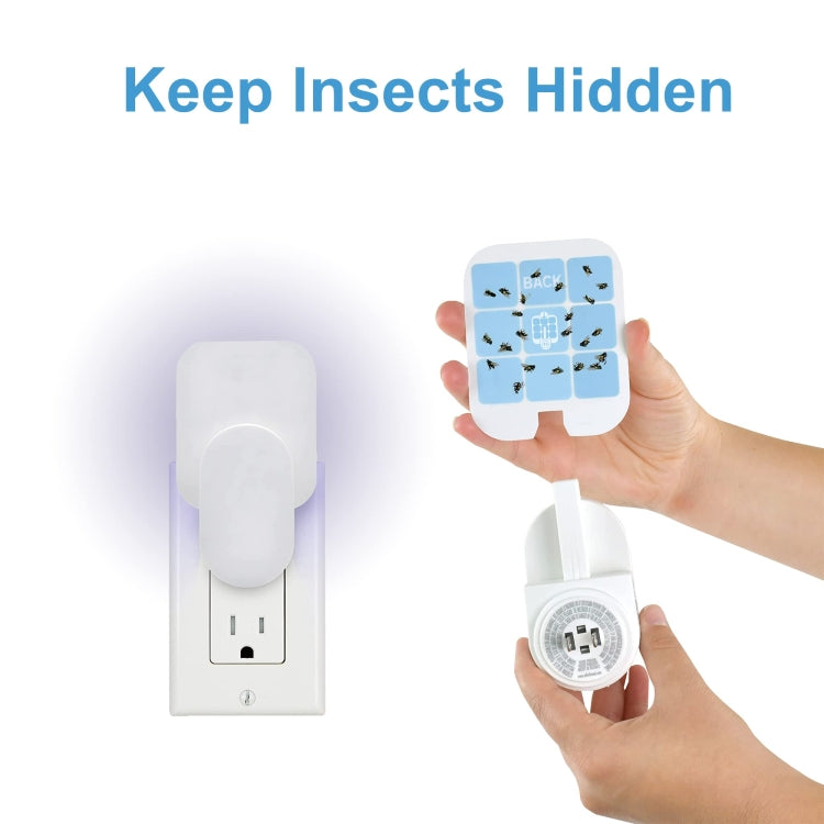 Plaque de rechange pour piège à insectes d'intérieur à brancher, Lot de 10/20 plaques adhésives