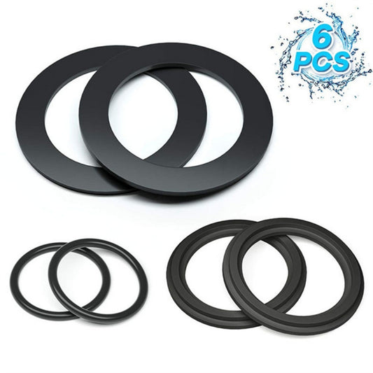 Pour valves de piston de piscine Intex Kit de joints toriques en caoutchouc 25076RP, 6 pièces/ensemble, 2 pièces 10745, 2 pièces 10262, 2 pièces 10255