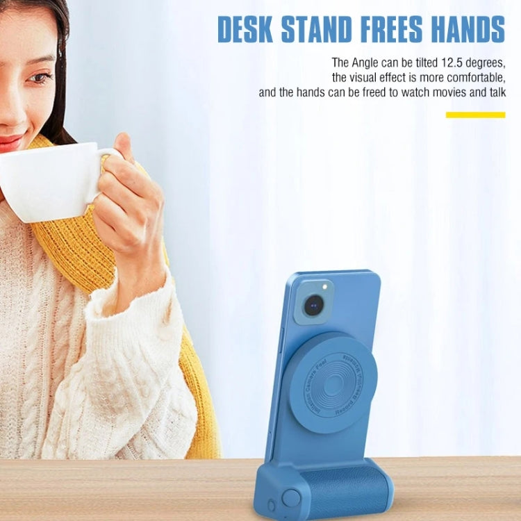 Camera Shape Bluetooth Magnetic Rotating Photo Handle Desktop Stand, Black Basic Model, Pink Basic Model, Dark Blue Basic Model, Dark Purple Basic Model, Black Upgraded Model, Dark Blue Upgraded Model, Pink Upgraded Model, Dark Purple Upgraded Model