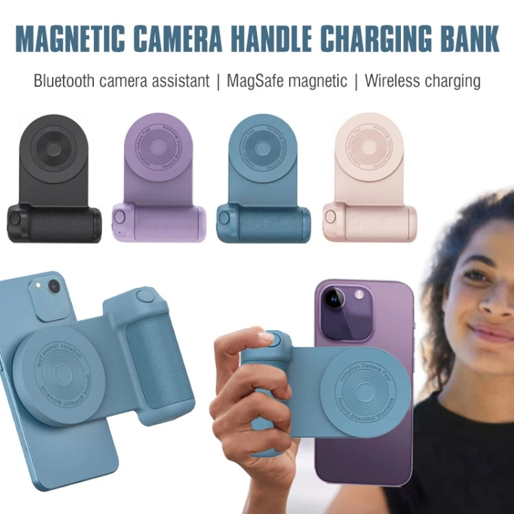 Camera Shape Bluetooth Magnetic Rotating Photo Handle Desktop Stand, Black Basic Model, Pink Basic Model, Dark Blue Basic Model, Dark Purple Basic Model, Black Upgraded Model, Dark Blue Upgraded Model, Pink Upgraded Model, Dark Purple Upgraded Model
