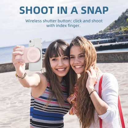 Camera Shape Bluetooth Magnetic Rotating Photo Handle Desktop Stand