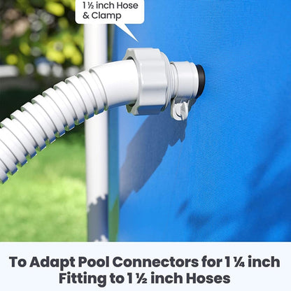 Pour raccords de pompe de piscine Intex 10722 / 25009 Adaptateur de tuyau de type B, 1 adaptateur de type B