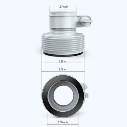 Pour raccords de pompe de piscine Intex 10722 / 25009 Adaptateur de tuyau de type B, 1 adaptateur de type B