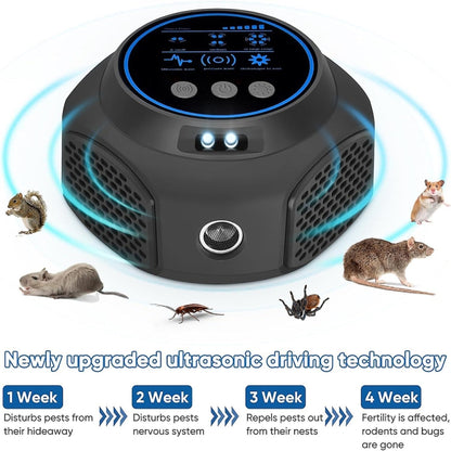 219 Intelligent Ultrasonic Multi-dimensional Frequency Conversion Home Indoor Mouse Repeller