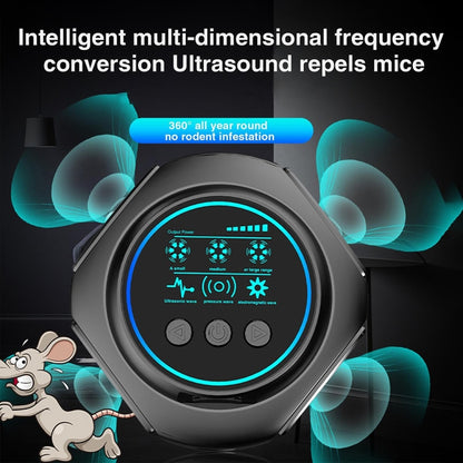 219 Intelligent Ultrasonic Multi-dimensional Frequency Conversion Home Indoor Mouse Repeller