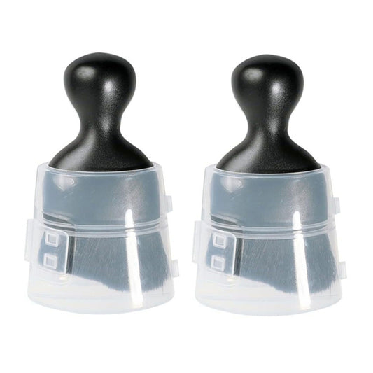 2pcs Car Interior Cleaning Brush Air Outlet Gap Dust Removal Brush, OPP Black, Protective Case Black