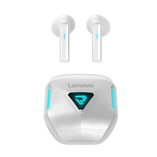 Écouteurs sans fil Bluetooth 5.3 Lenovo TG132, latence ultra-faible sans capteur, autonomie ultra longue, pour sport, musique, jeux