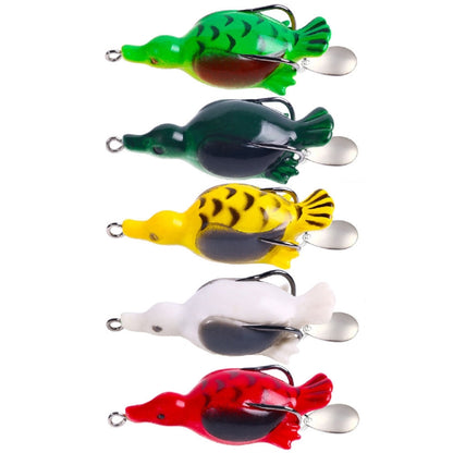 5 couleurs/ensemble HENGJIA FO017 Leurre Thunder Brogue Paillettes Appât de Pêche à la Baudroie, 6.8cm 11.5g