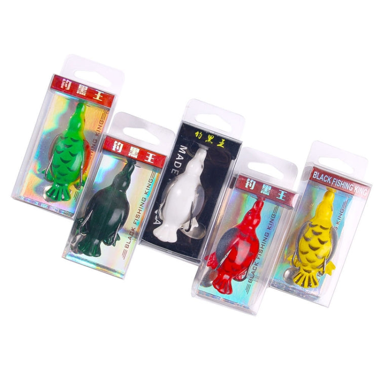 5 couleurs/ensemble HENGJIA FO017 Leurre Thunder Brogue Paillettes Appât de Pêche à la Baudroie, 6.8cm 11.5g