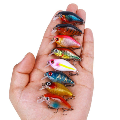 10 couleurs / Ensemble HENGJIA CB073 Leurres de Pêche Lua Leurre Artificiel, 4.5cm 4.1g