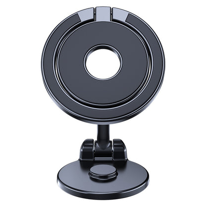 Magnetic Folding Car Phone Holder Rotatable Dashboard Stick-On Navigation Stand, D50