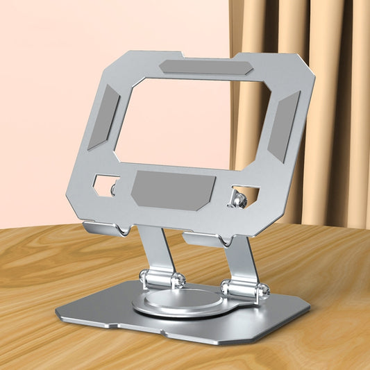 Metal Cooling Tablet Stand Rotatable Adjustable Base Support, JS-258 Silver, JS-258 Black