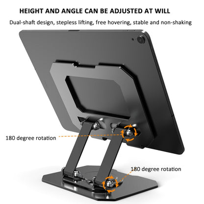 Metal Cooling Tablet Stand Rotatable Adjustable Base Support
