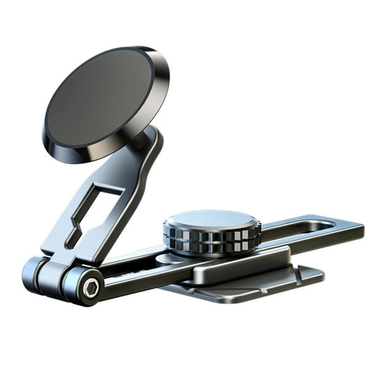 Support de téléphone de voiture pliable à suspension magnétique de type coulissant en métal, D31