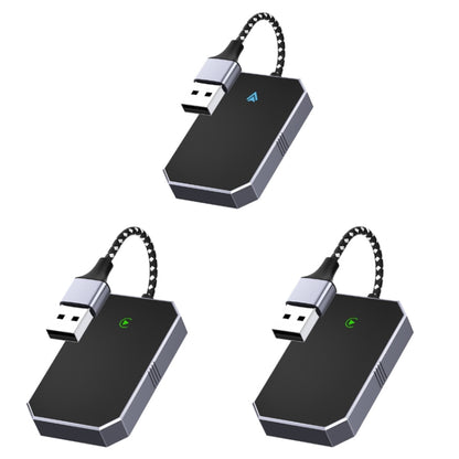 Car Carplay Box Wired to Wireless Bluetooth Adapter, For Android, For IOS, 2 in 1