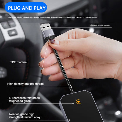 Car Carplay Box Wired to Wireless Bluetooth Adapter, For Android, For IOS, 2 in 1