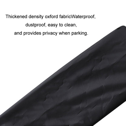 1pair Dustproof Waterproof Thickened Oxford Cloth License Plate Cover