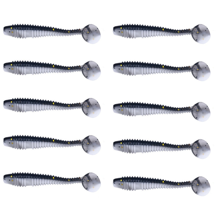 HENGJIA Spaghetti Worm Leurre Souple T-Tail Spirale pour la Pêche, 4.5cm 10pcs/Paquet, 5.5cm 10pcs/Paquet, 7.5cm 6pcs/Paquet