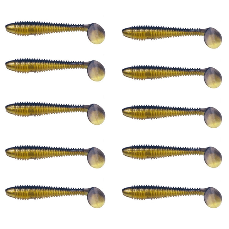 HENGJIA Spaghetti Worm Leurre Souple T-Tail Spirale pour la Pêche, 4.5cm 10pcs/Paquet, 5.5cm 10pcs/Paquet, 7.5cm 6pcs/Paquet