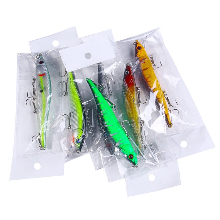 6 couleurs/Ensemble HENGJIA MI169 Leurre flottant Minnow artificiel dur, 12cm 13.6g