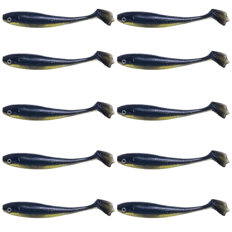 HENGJIA Leurre souple à queue en T pour pêche en eau douce, 7,5 cm, 10 pièces/paquet, 10,5 cm, 6 pièces/paquet