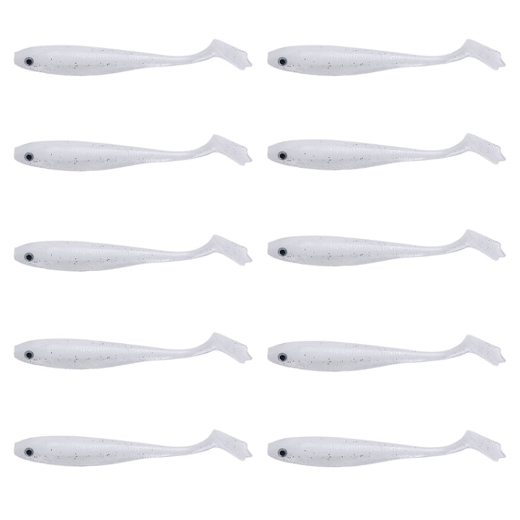 HENGJIA Leurre souple à queue en T pour pêche en eau douce, 7,5 cm, 10 pièces/paquet, 10,5 cm, 6 pièces/paquet