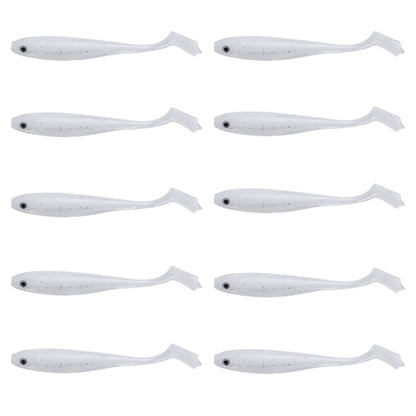 HENGJIA Leurre souple à queue en T pour pêche en eau douce, 7,5 cm, 10 pièces/paquet, 10,5 cm, 6 pièces/paquet