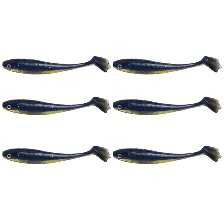 HENGJIA Leurre souple à queue en T pour pêche en eau douce, 7,5 cm, 10 pièces/paquet, 10,5 cm, 6 pièces/paquet