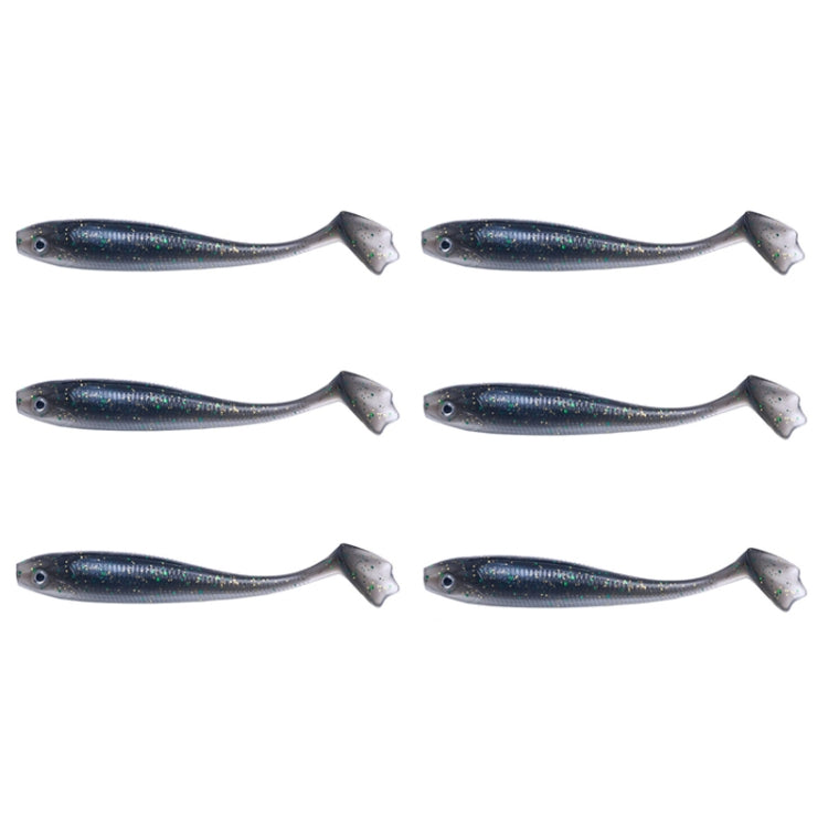 HENGJIA Leurre souple à queue en T pour pêche en eau douce, 7,5 cm, 10 pièces/paquet, 10,5 cm, 6 pièces/paquet