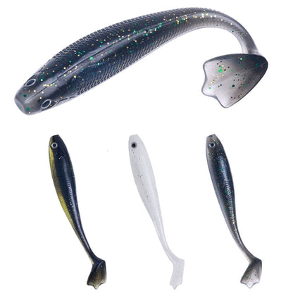 HENGJIA Leurre souple à queue en T pour pêche en eau douce, 7,5 cm, 10 pièces/paquet, 10,5 cm, 6 pièces/paquet