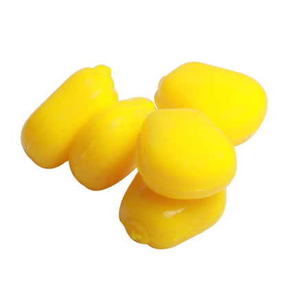 HENGJIA SO183 Leurres souples flottants en forme de maïs pour la pêche au leurre (Leurres de dummy en plastique), lot de 50