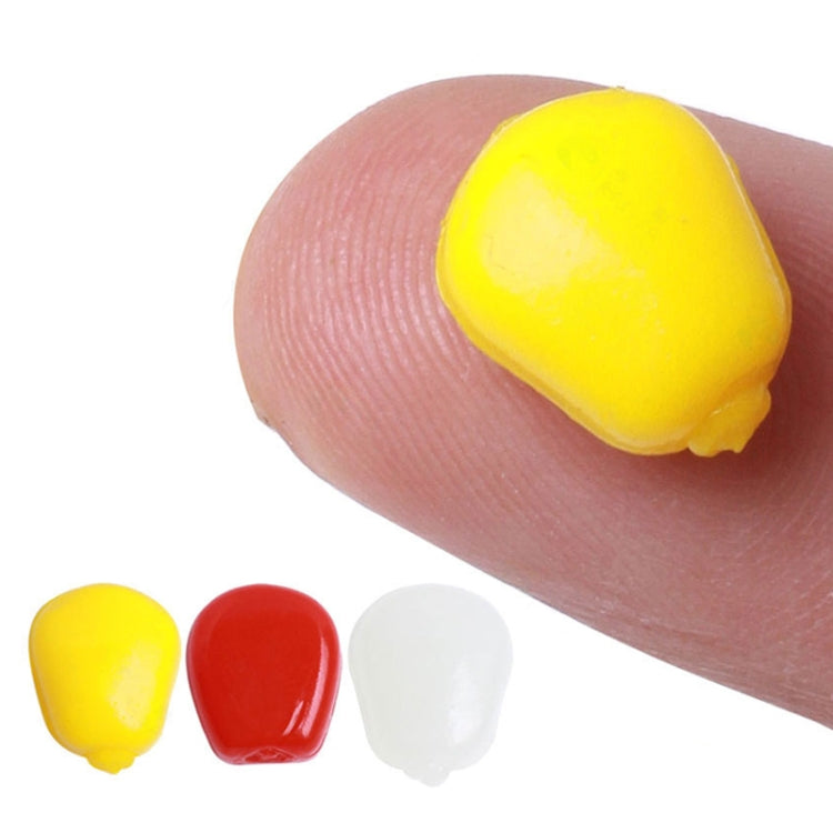 HENGJIA SO183 Leurres souples flottants en forme de maïs pour la pêche au leurre (Leurres de dummy en plastique), lot de 50