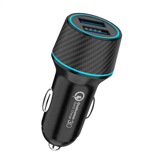 Chargeur double de charge rapide QIAKEY d'allume-cigare un à deux, TH218 36W, TH219 48W, TH215 43W, TH229 95W