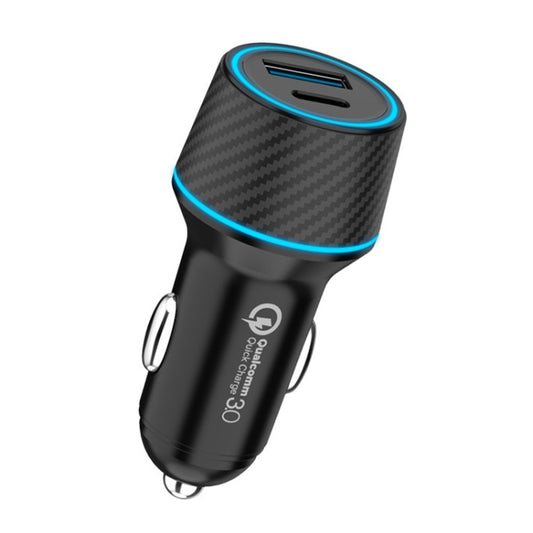 Chargeur double de charge rapide QIAKEY d'allume-cigare un à deux, TH218 36W, TH219 48W, TH215 43W, TH229 95W