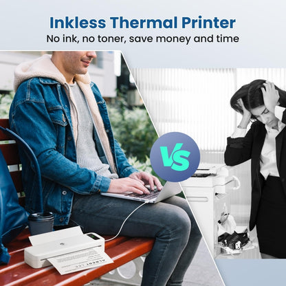Phomemo M835  Wireless Bluetooth Thermal Printer Support Multi-Size Thermal Paper, M835