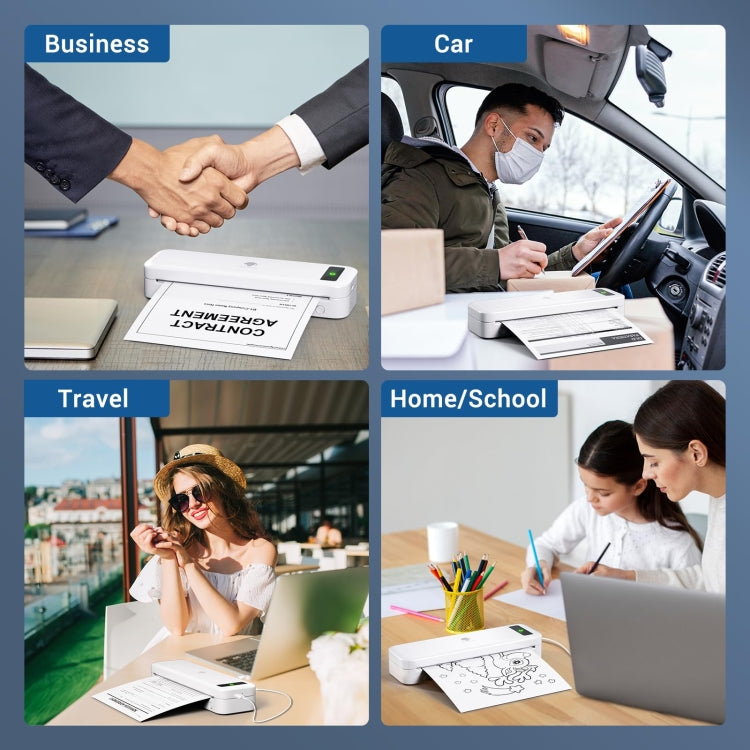 Phomemo M835  Wireless Bluetooth Thermal Printer Support Multi-Size Thermal Paper, M835