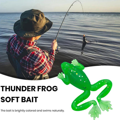 5pcs /Pack HENGJIA SO193 Thunderfrog Soft Bait Lua Fishing Dummy Lures, 5.5cm 2.7g