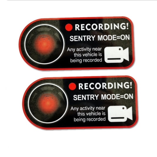 Pour l'autocollant d'avertissement du mode sentinelle Tesla Model 3/Y/S/X