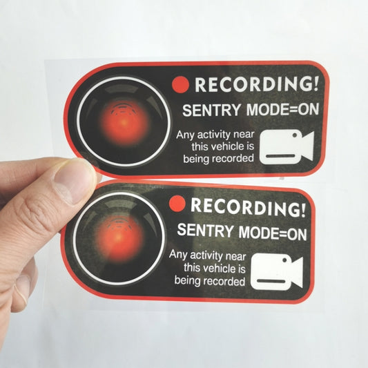 Pour l'autocollant d'avertissement du mode sentinelle Tesla Model 3/Y/S/X