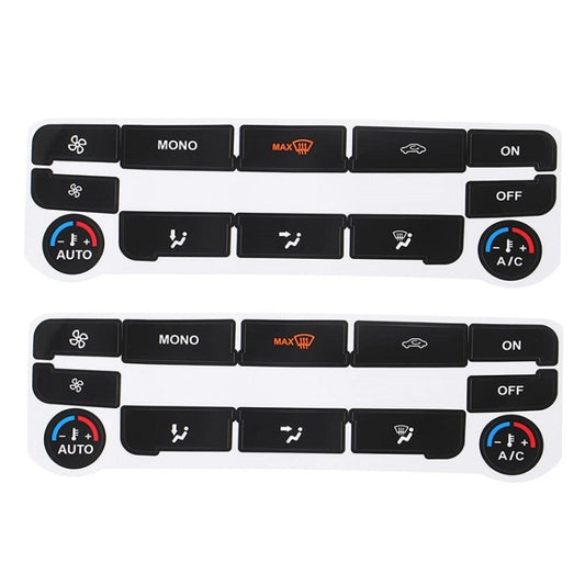 2pcs For Ford S-Max/MONDEO Car Air Conditioning Button Repair Sticker