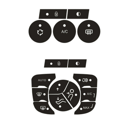 For Citroen C4L 2014-2018 Air Conditioning Door Lock Button Repair Sticker