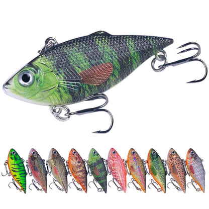 10colors /Set HENGJIA VI101 Painted VIB Dummy Lure Lua Submerged Baits, 6.4cm 8g