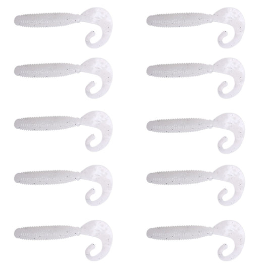 HENGJIA Curved-Tail Soft Dummy Bait Freshwater Fishing Lures, 5cm 10pcs /Pack, 6cm 10pcs /Pack, 7cm 10pcs /Pack