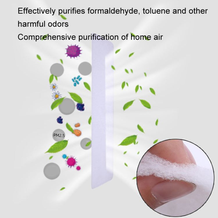 Disposable Air Conditioning Air Purification Filter Household Hanging Air Intake Dust Removal Cotton, 5pcs /Pack 22x80cm