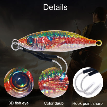 10 couleurs / Ensemble HENGJIA Plaque de fer Leurre souple Poisson-plomb Pêche à la traîne Lente Leurre de pêche en mer, 30g, 40g, 60g, 80g