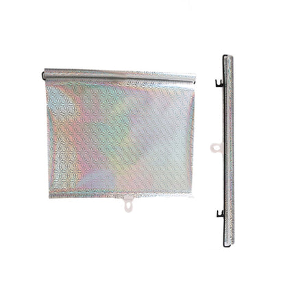 Electric Bike Telescopic Sunshade Rain Shield Motorcycle Rain Cover, 58 x 125cm Silver, 50 x 125cm Silver, 45 x 125cm Silver, 58 x 125cm Black, 50 x 125cm Black, 45 x 125cm Black
